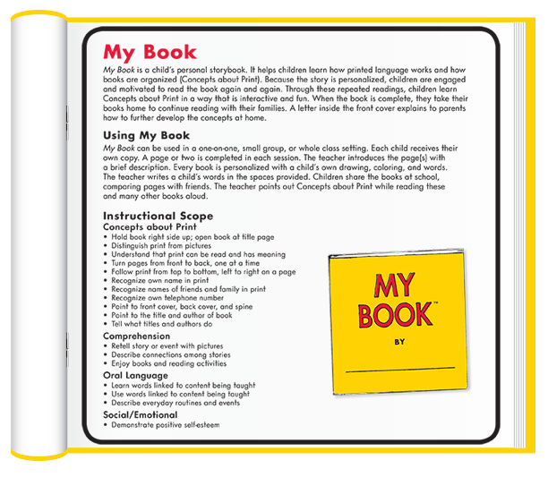 Product: My Book Activity Book (Individual Book)
