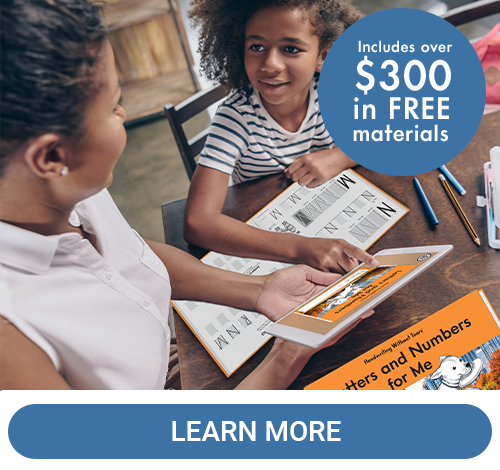 Product: Handwriting Without Tears Print In Person (K-2) | 01:00 PM ET