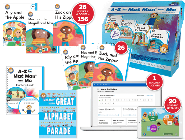 Product: A-Z for Mat Man® and Me: Class Set