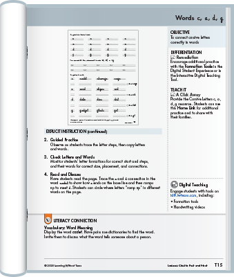 Product: Cursive and Beyond 2025 Edition Teacher's Guide