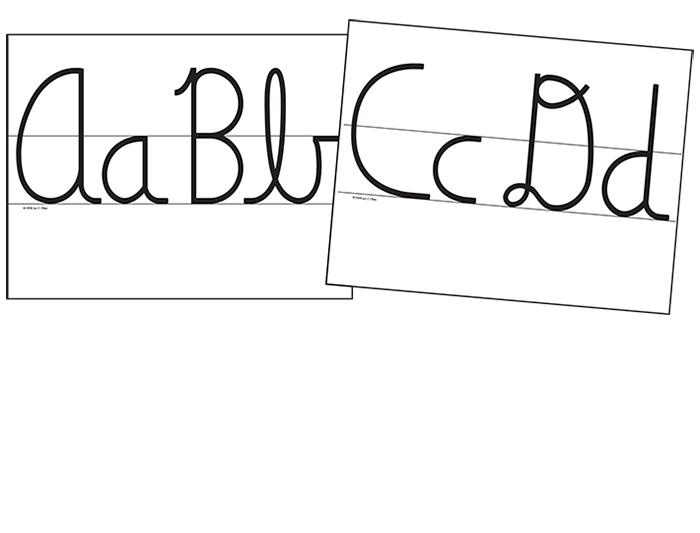 Product: Cursive Wall Cards