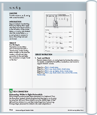 Product: Cursive and Beyond 2025 Edition Teacher's Guide