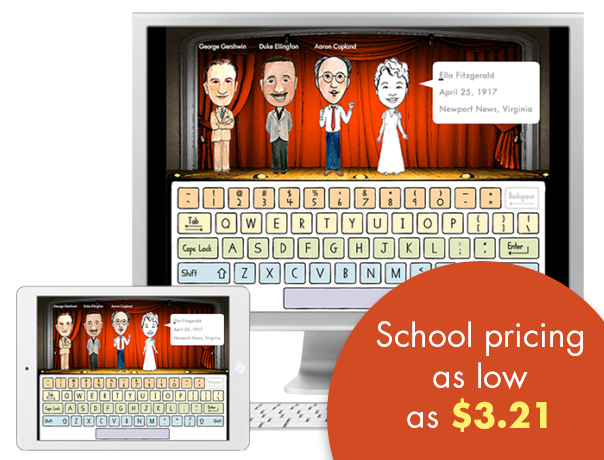 Product: Keyboarding 3rd grade (1-year student license)